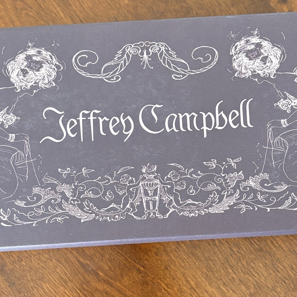 Jeffrey Campbell Elise Black Leather Mary Janes Ballet Flats 7 New - Picture 7 of 10